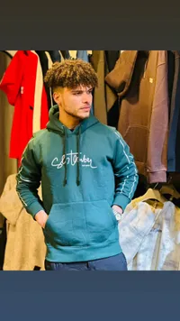 Hoodie أزرق تركوازي Saltaribe