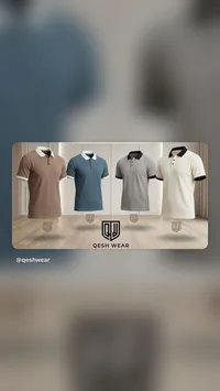 قميص بولو رجالي - كيش وير (Qesh Wear)