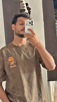 تيشيرت رجالي كاجوال بطبعة الدب