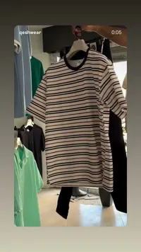 تيشيرت صيفي مخطط - قش وير (Qesh Wear)