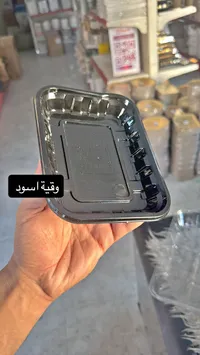 صحن بلاستيك أسود للتغليف