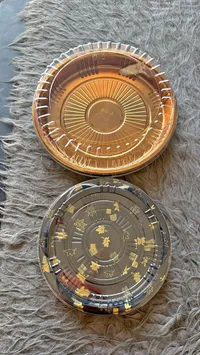 أطباق تقديم بلاستيكية دائرية G-2105