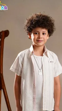 طقم قميص صيفي للأطفال - جونيور (Junior)