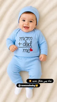 بدلة أطفال قطنية - روانا بيبي (Rawana Baby)