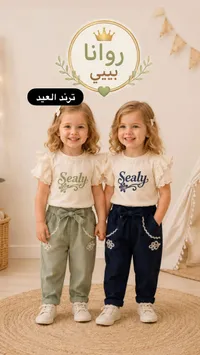 طقم ملابس أطفال صيفي - سيلي (Sealy)