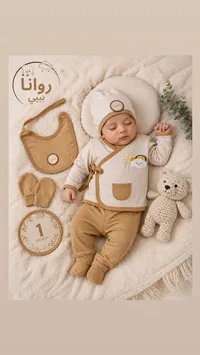 طقم ملابس مواليد متكامل - صوفيا (Sofia)