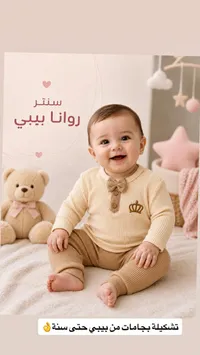 طقم بجامة أطفال - سنتر روانا بيبي