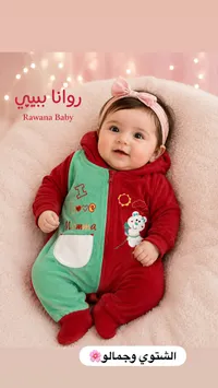 أفرول شتوي للأطفال - روانا بيبي (Rawana Baby)