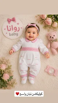 طقم ملابس مواليد - كوليكشن تبان واسع