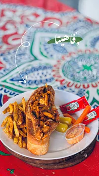 ساندويتش شاورما فلسطين