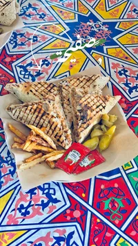 وجبة صفيحة مشوية