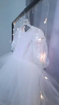 فستان عرس للبنات مزين بالترتر - زيا مودا (Zeya Moda)