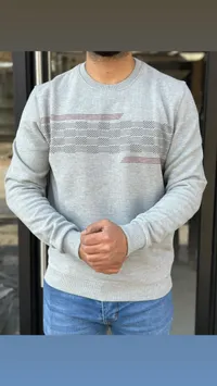 سويتر رجالي برسومات هندسية
