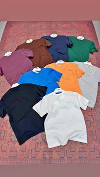 تيشيرت رجالي سادة بألوان متعددة - توبي (Tobi)