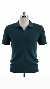 تي شيرت بولو رجالي محبوك (Polo)