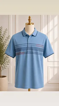 تيشيرت بولو رجالي مخطط (Polo)