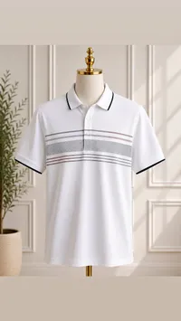 تيشيرت بولو رجالي مخطط (Polo)