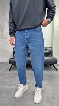 جينز رجالي أزرق (Denim)