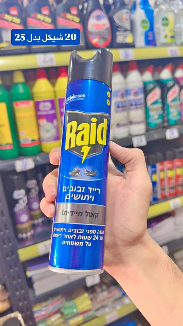 بخاخ مبيد حشري للذباب والبعوض - ريد (Raid) - مواد غذائية وبقالة - سوق غزة