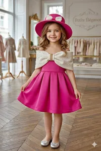 فستان حفلات أنيق مع قبعة - بيتي إليغانس (Petite Elegance)