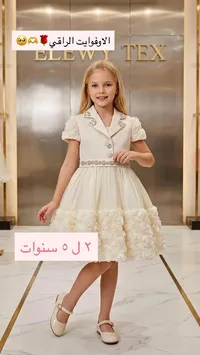 فستان سهرة للأطفال - ELEWY TEX