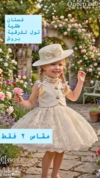 فستان سهرة أطفال - Queen Baby