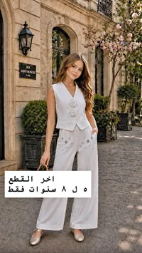 طقم بناتي أنيق