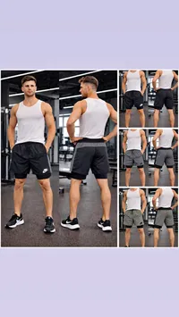 شورت رياضي مزدوج للتدريب - نايكي (Nike)