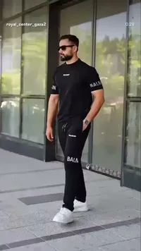 طقم رياضي رجالي - بالمان (Balmain)