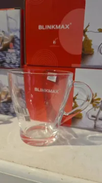 كوب زجاجي شفاف - بلينك ماكس (Blinkmax)