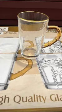 طقم أكواب زجاجية فاخرة - دي سي كوليكشن (D.C Collection)