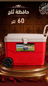 حافظة ثلج متنقلة بعجلات سعة 60 لتر - كامب تاون (Camp Town)