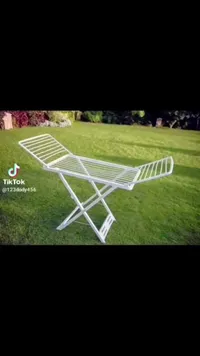 منشر غسيل معدني قابل للطي