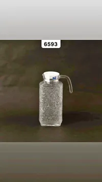 إبريق زجاجي بنقوش بارزة (Luminarc)