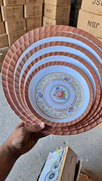 أطباق تقديم مزخرفة (طقم)