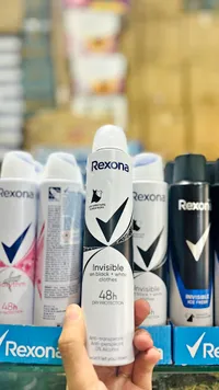 بخاخ مزيل عرق إنفيزيبل للملابس السوداء والبيضاء - ريكسونا (Rexona)