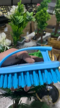 فرشاة تنظيف يدوية زرقاء
