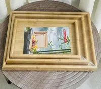 إطار صور خشبي طبيعي