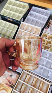 طقم أكواب زجاجية ملونة - رويال (Royal)