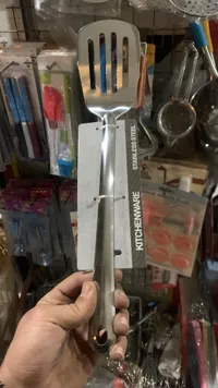 ملعقة تقليب مثقبة من الستانلس ستيل - كيتشن وير (Kitchenware)