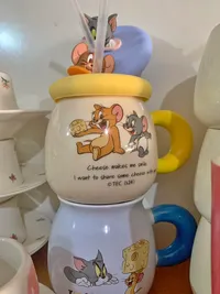 كوب سيراميك بتصميم توم وجيري (Tom and Jerry)