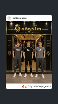 ملابس رياضية رجالية - سندوكة جينز (Sandoqa Jeans)