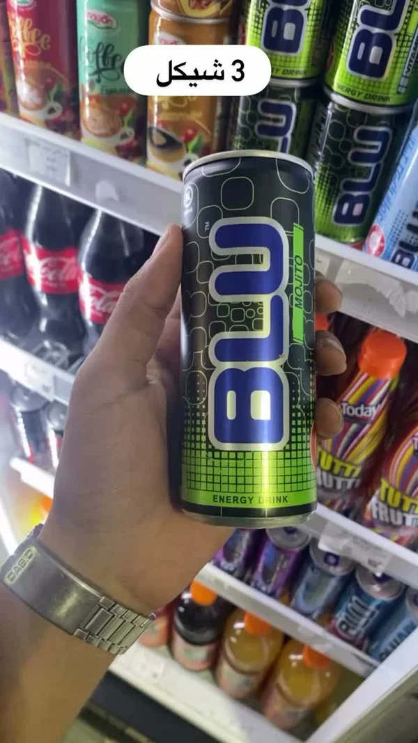 مشروب طاقة بنكهة الموهيتو - بلو (Blu) - مواد غذائية وبقالة - سوق غزة