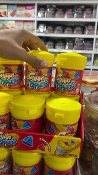 حلوى جيلي جامي توبرز (Gummy Toppers)