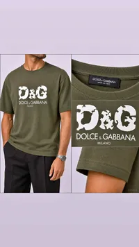 تيشيرت رجالي قطني - دولتشي أند غابانا (Dolce & Gabbana)