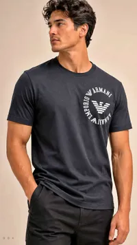 تيشيرت رجالي بياقة دائرية - إمبوريو أرماني (Emporio Armani)