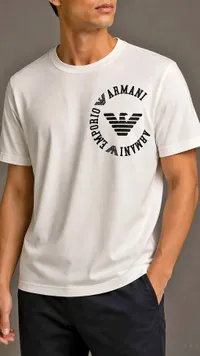 تيشيرت رجالي بياقة دائرية - إمبوريو أرماني (Emporio Armani)