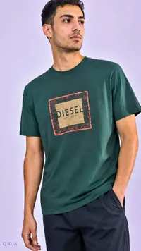 تيشيرت رجالي بياقة دائرية - ديزل (Diesel)
