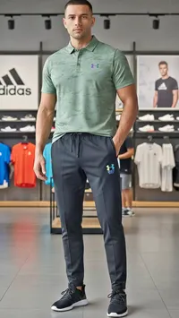 تيشيرت بولو رجالي مموه - أندر آرمور (Under Armour)