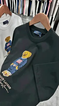 تيشيرت مطبوع بشعار الدب - بولو رالف لورين (Polo Ralph Lauren)